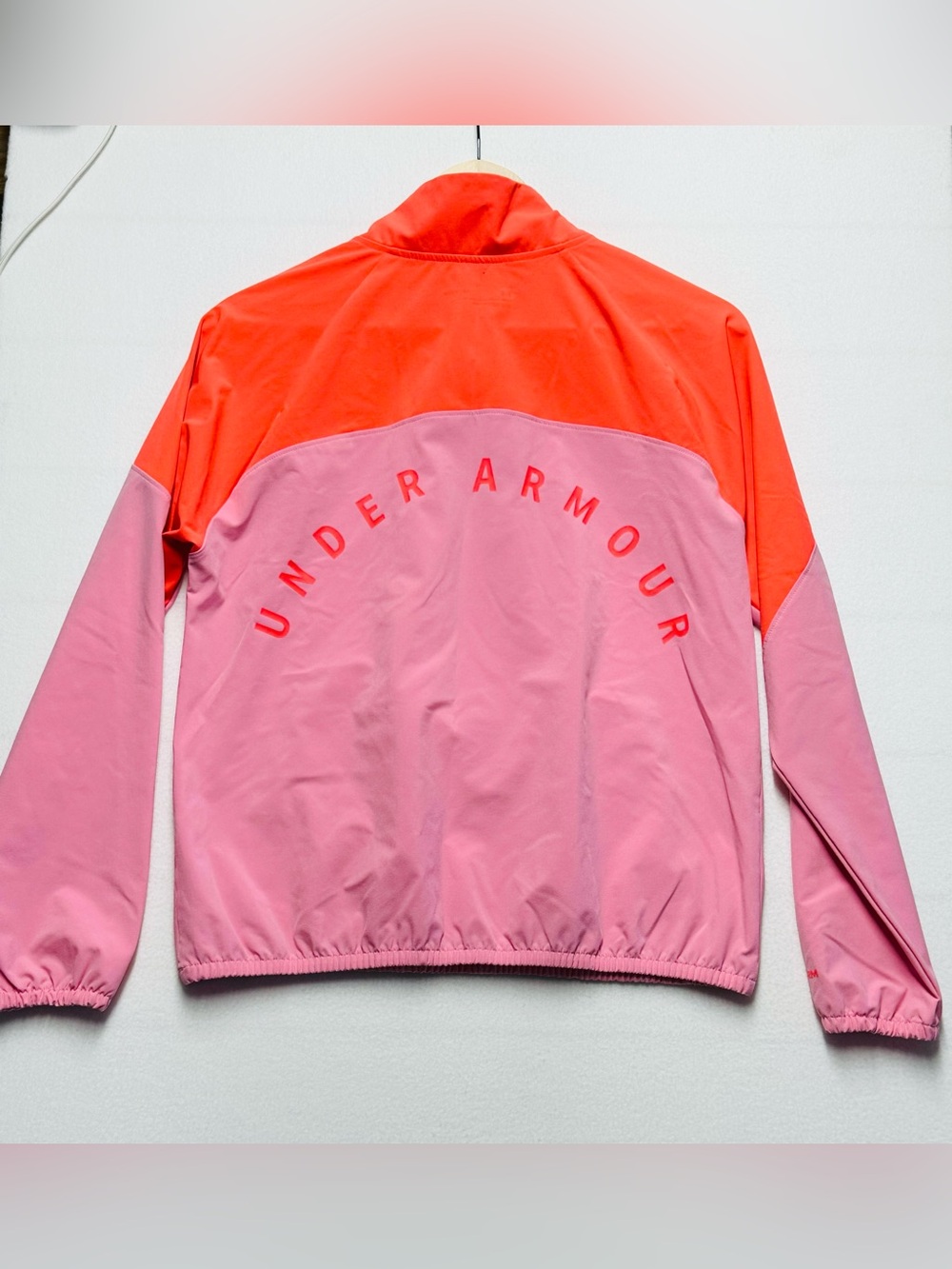Under Armour Pink Color‑Block Quarter‑Zip Lightweight Pullover – Women’s Small - Picture 5 of 5